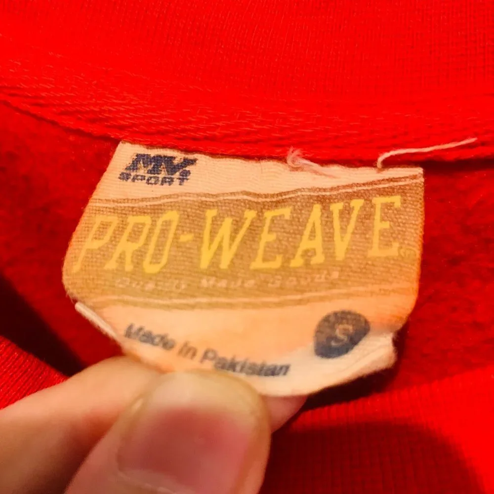 MVP Pro Weave Reverse Cornell University Vintage 80s 90s Sweatshirt Size Small